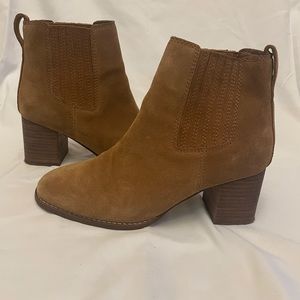 Madewell boots suede equestrian brown size 7-1/2